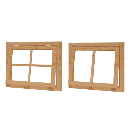 douglas uitzetraam enkel 812x642 +kozijn 946x776mm onbeh.