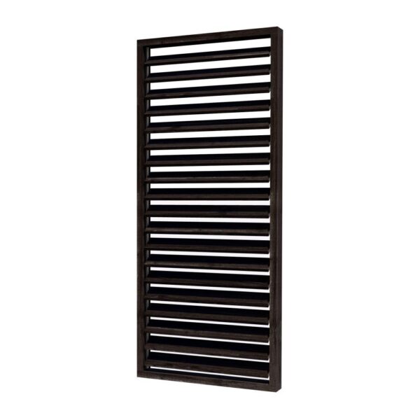 douglas steellook verstelbare shutter wandmodule 1000x2300mm bxh (zwart gespoten)