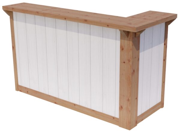 topla barmodule bxdxh 1950x850x1150mm sponningplanken zwart gespoten