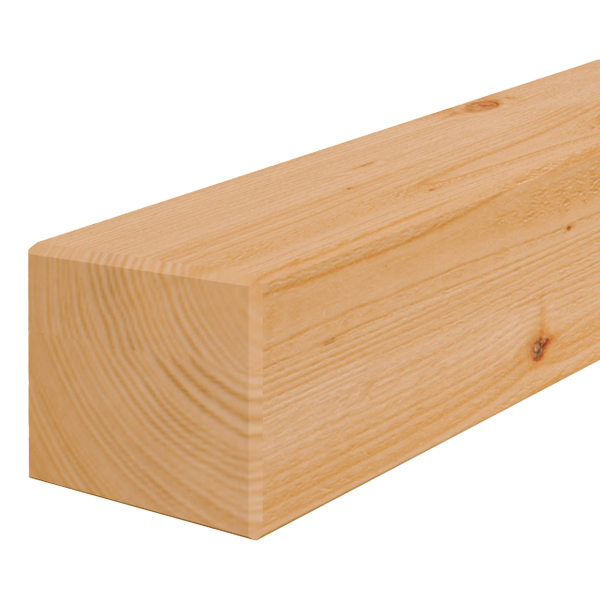 palen douglas 145x145x2500mm onbehandeld, gedroogd en geschaafd