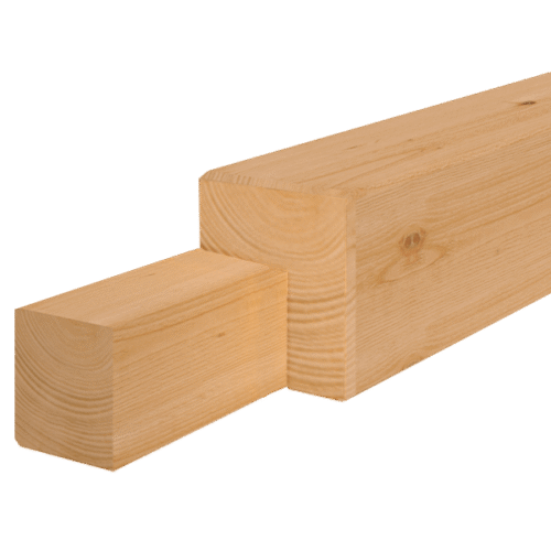 tussenstaander 145x145x2445mm, met keep 65x145mm (onbehandeld) (kopie)