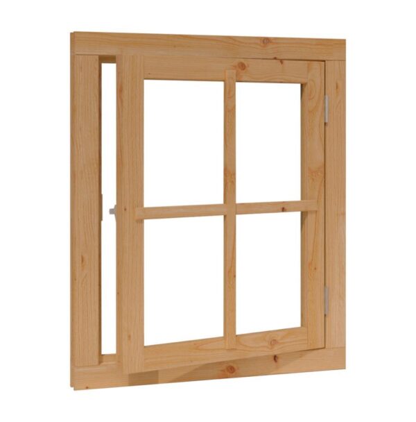 DOUGLAS Vleugelraam RD enkel 642x812 +kozijn 776x946mm onbeh.