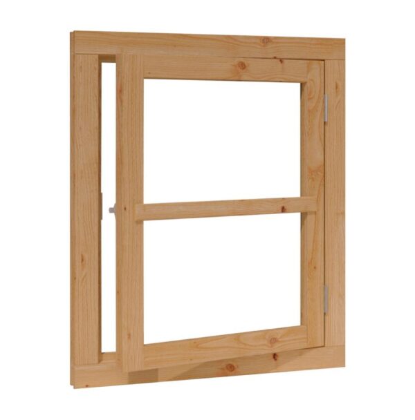 DOUGLAS Vleugelraam RD enkel 642x812 +kozijn 776x946mm onbeh.