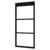 douglas steellook glaswand b 891x2300 + stelkozijnset zwart gespoten (incl.gelaagd enkelglas) (kopie)