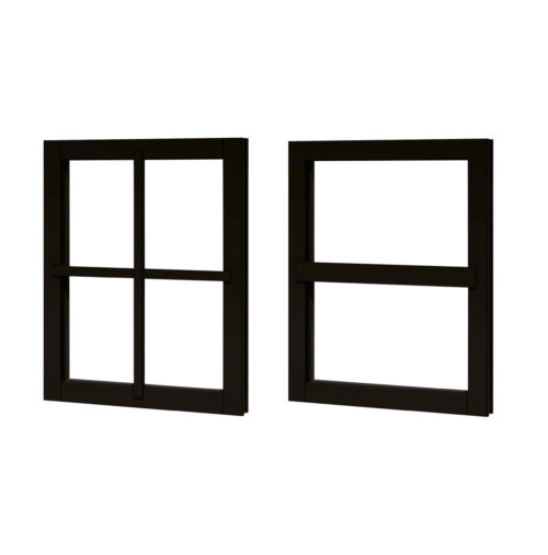 douglas vastraam kozijnmaat 642x812 sponningmaat 592x762mm zwart gespoten