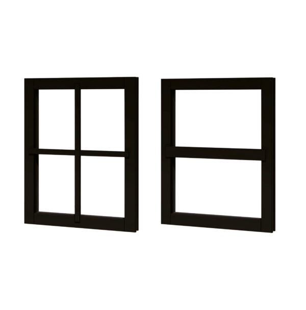 douglas vastraam kozijnmaat 642x812 sponningmaat 592x762mm zwart gespoten