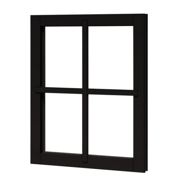 douglas vastraam kozijnmaat 642x812 sponningmaat 592x762mm zwart gespoten