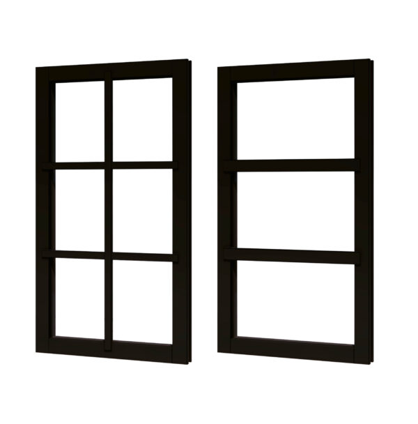 douglas vastraam kozijnmaat 642x1168 sponningmaat 592x1118mm zwart gespoten