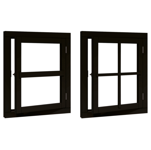 douglas vleugelraam ld enkel 642x812 +kozijn 776x946mm zwart gespoten (kopie)