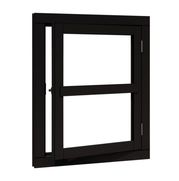 douglas vleugelraam ld enkel 642x812 +kozijn 776x946mm zwart gespoten (kopie)