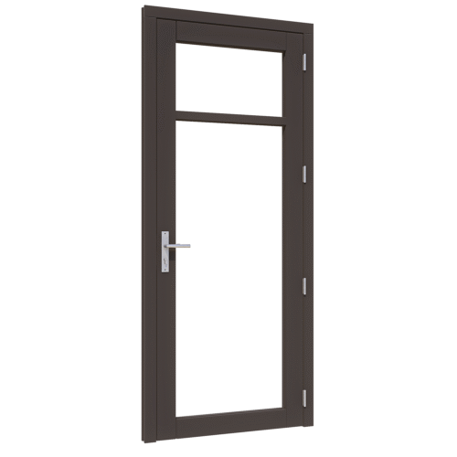 steellook deur enkel (01) (ld) 880x2274mm+kozijn 1012x2345mm zwart gespoten (gelaagd dubbelglas) (kopie)