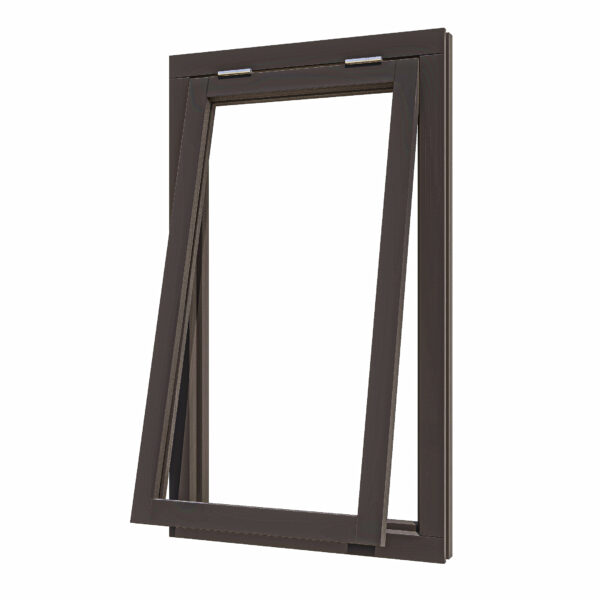 douglas steellook uitzetraam enkel (00) 648x1175mm+ kozijn 780x1307mm zw gespoten (dubbelglas)