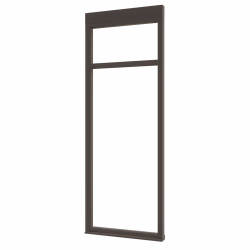 douglas steellook glaswand a 00 (845x2300) + stelkozijnset zw gespoten (gelaagd dubbelglas) (kopie)