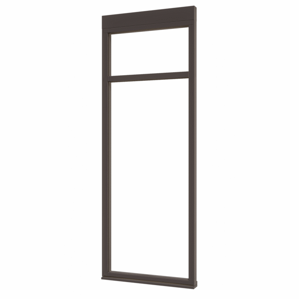 douglas steellook glaswand a 00 (845x2300) + stelkozijnset zw gespoten (gelaagd dubbelglas) (kopie)