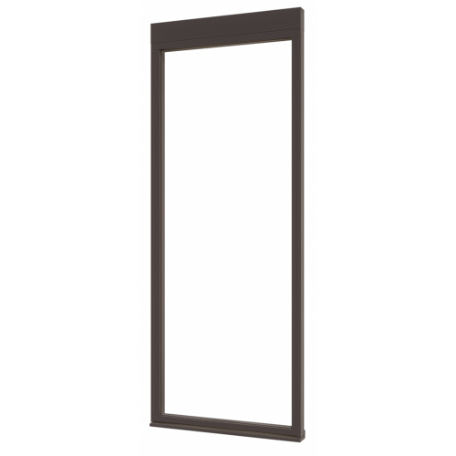 douglas steellook glaswand b 00 (891x2300) + stelkozijnset zw gespoten (gelaagd dubbelglas)