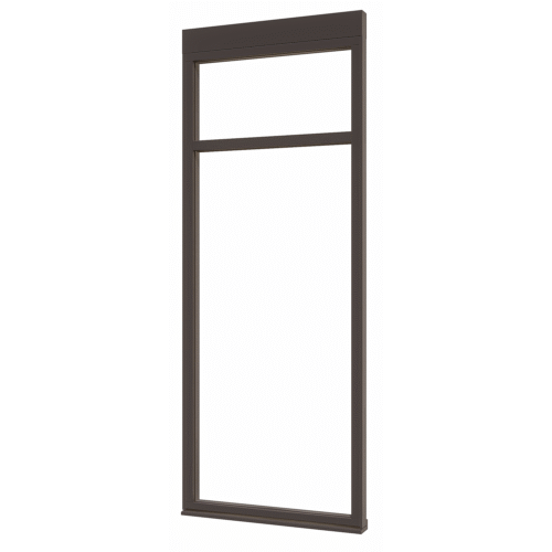 douglas steellook glaswand b 00 (891x2300) + stelkozijnset zw gespoten (gelaagd dubbelglas) (kopie)