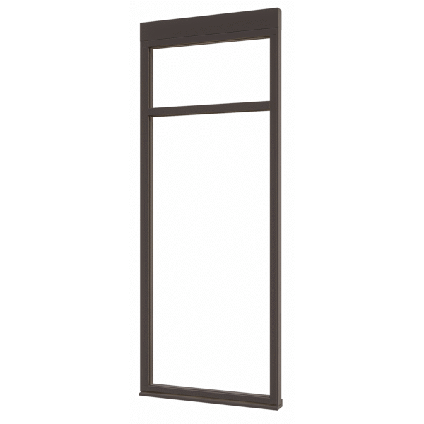 douglas steellook glaswand b 00 (891x2300) + stelkozijnset zw gespoten (gelaagd dubbelglas) (kopie)