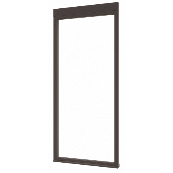 douglas steellook glaswand b 02 (891x2300) + stelkozijnset zw gespoten (gelaagd dubbelglas) (kopie)