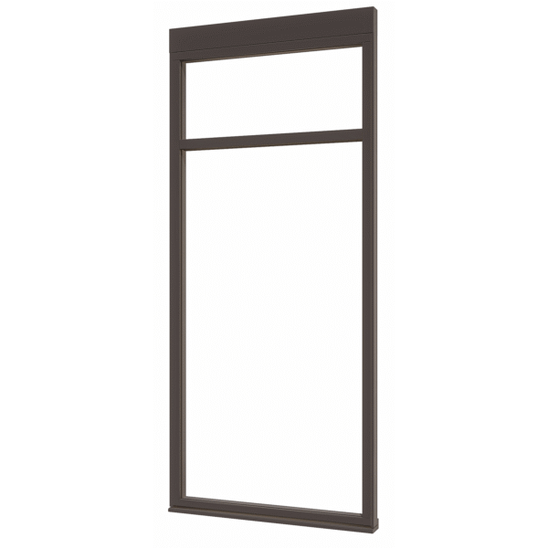 douglas steellook glaswand c 00 (1004x2300) + stelkozijnset zw gespoten (gelaagd dubbelglas) (kopie)