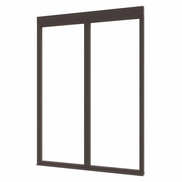 douglas steellook glaswand c 02 (1004x2300) + stelkozijnset zw gespoten (gelaagd dubbelglas) (kopie)