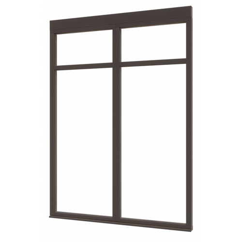 douglas steellook glaswand g 01 (1667x2300) + stelkozijnset zw gespoten (gelaagd dubbelglas) (kopie)