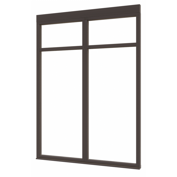 douglas steellook glaswand g 01 (1667x2300) + stelkozijnset zw gespoten (gelaagd dubbelglas) (kopie)