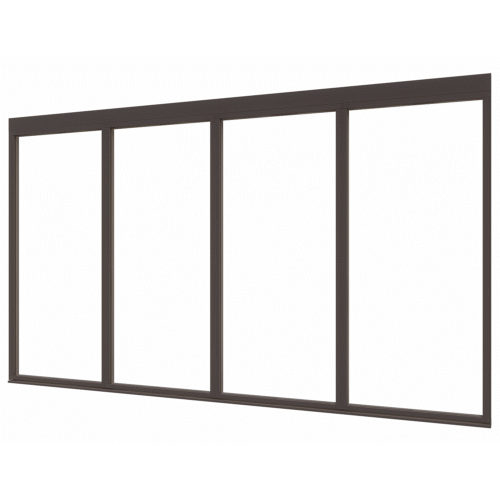 douglas steellook glaswand t 01 (3480x2300) + stelkozijnset zw gespoten (gelaagd dubbelglas) (kopie) (kopie)