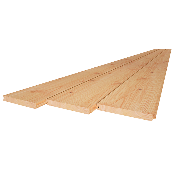 vellingdelen douglas 18x168x5000mm onbehandeld, kunstmatig gedroogd en geschaafd